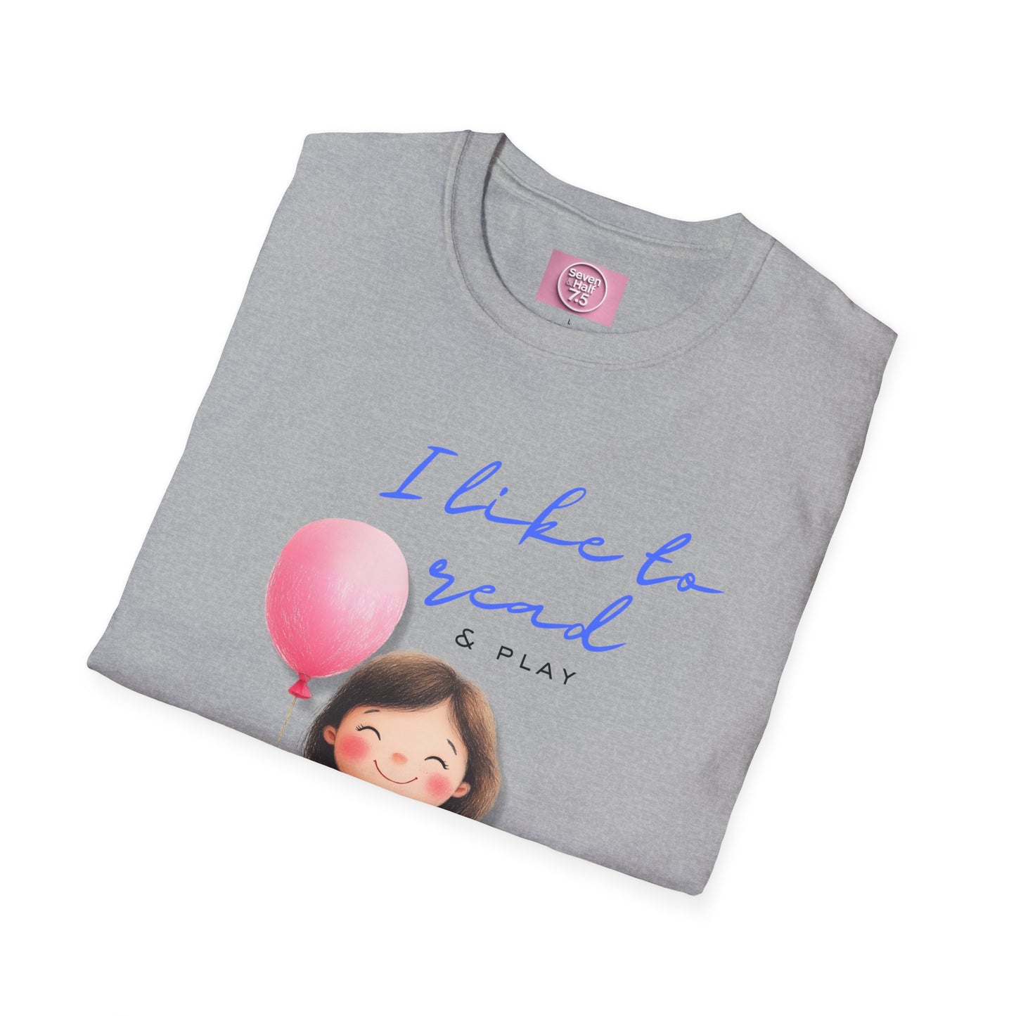 Women's Fun T-Shirt - "I Like to Read & Play"