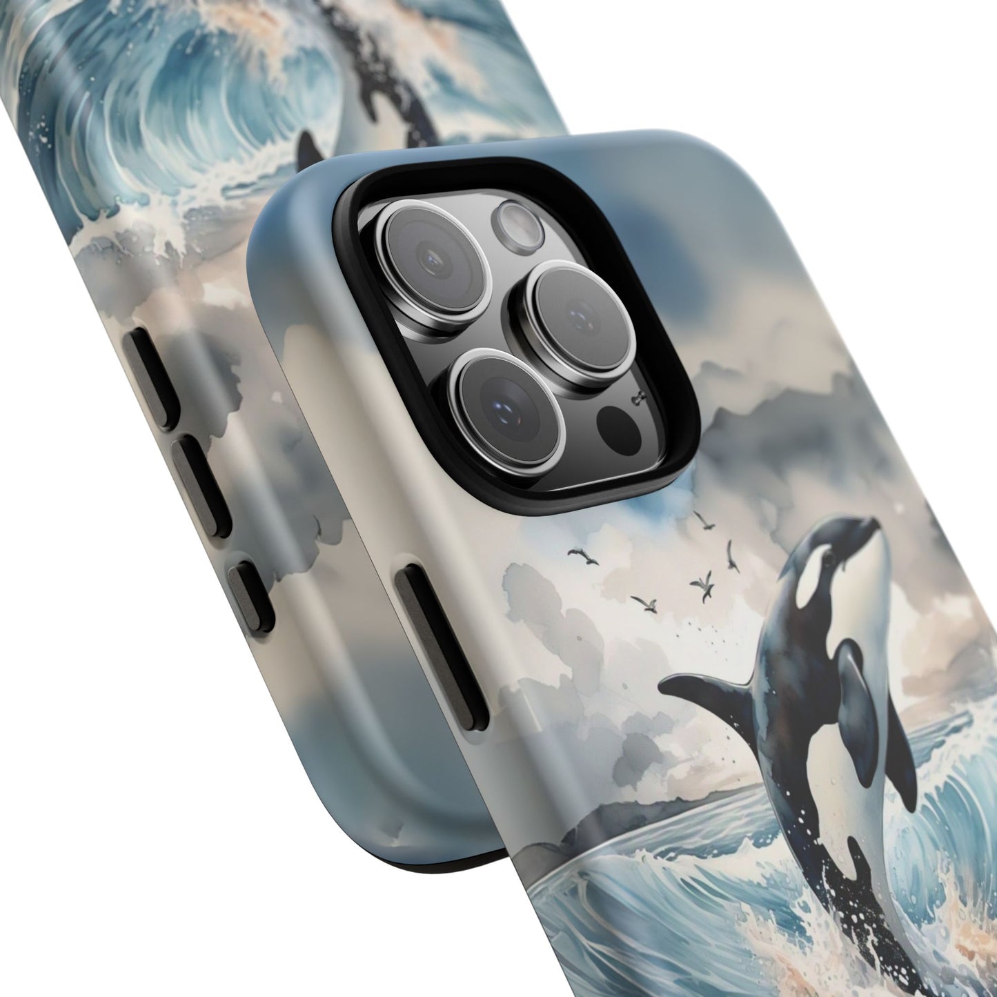 Whale Splash Phone Case - Tough & Stylish Ocean Design