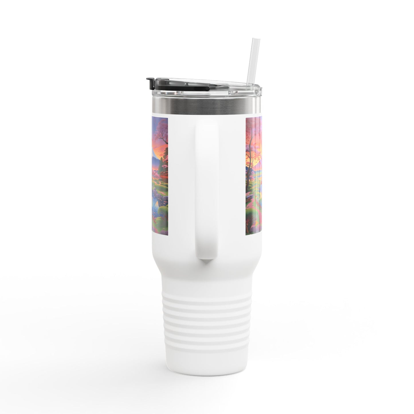 Nature-Inspired Insulated Travel Mug - 40oz Adventure Mug with Scenic Design