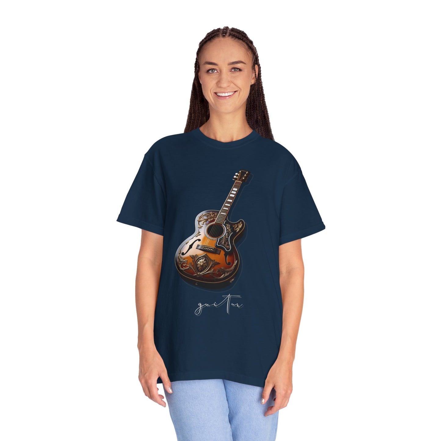 Vintage Guitar Graphic Unisex T-Shirt - Perfect for Music Lovers
