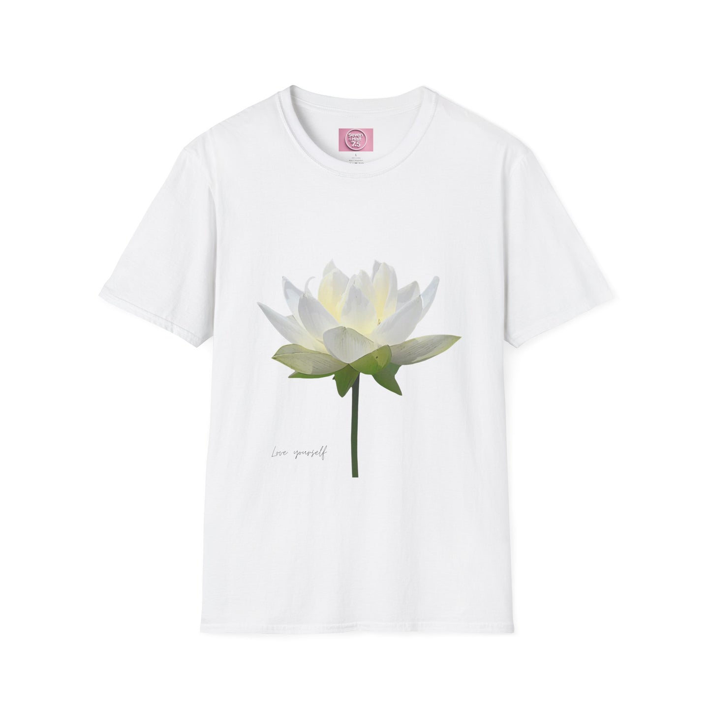 Love Yourself Lotus Flower T-Shirt - Unisex Softstyle Tee