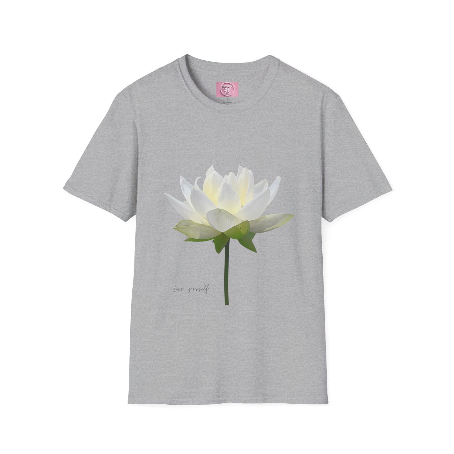 Love Yourself Lotus Flower T-Shirt - Unisex Softstyle Tee