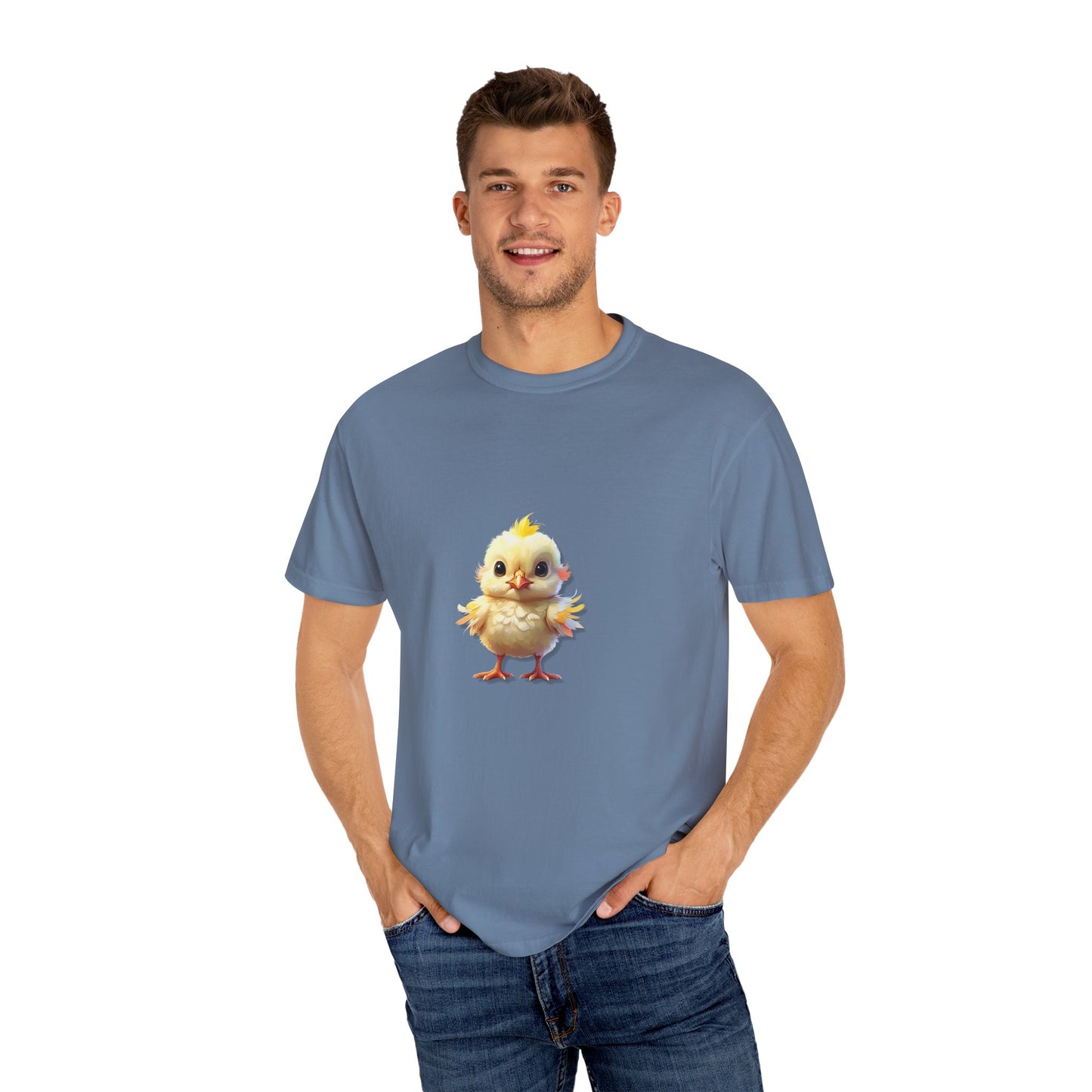 Cute Chick Unisex Garment-Dyed T-Shirt - Perfect for Spring Celebrations