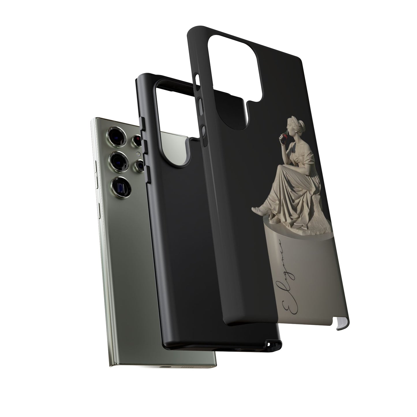 Elegant Phone Case - Stylish Tough Case with Sculpture Design
