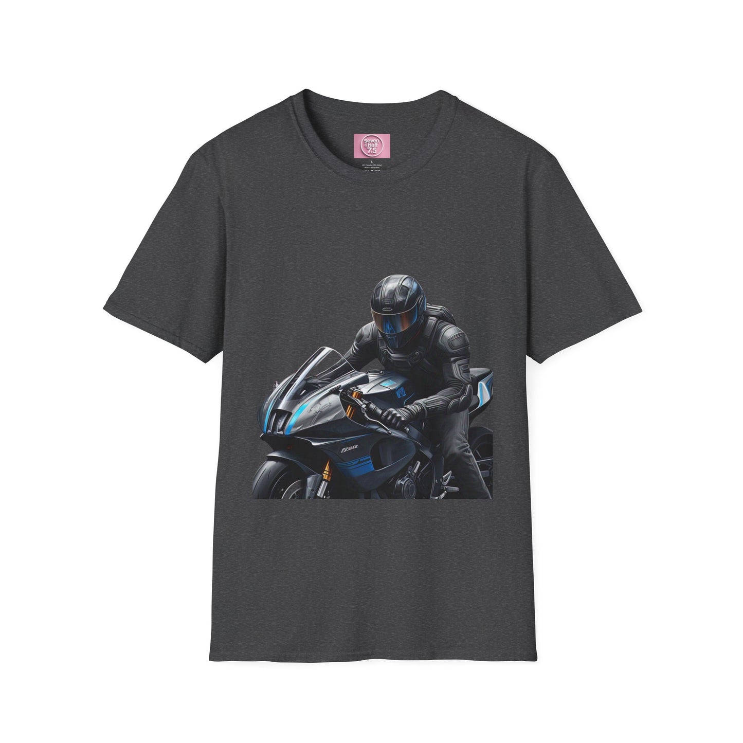 Motorcycle Rider Tee - Unisex Softstyle T-Shirt