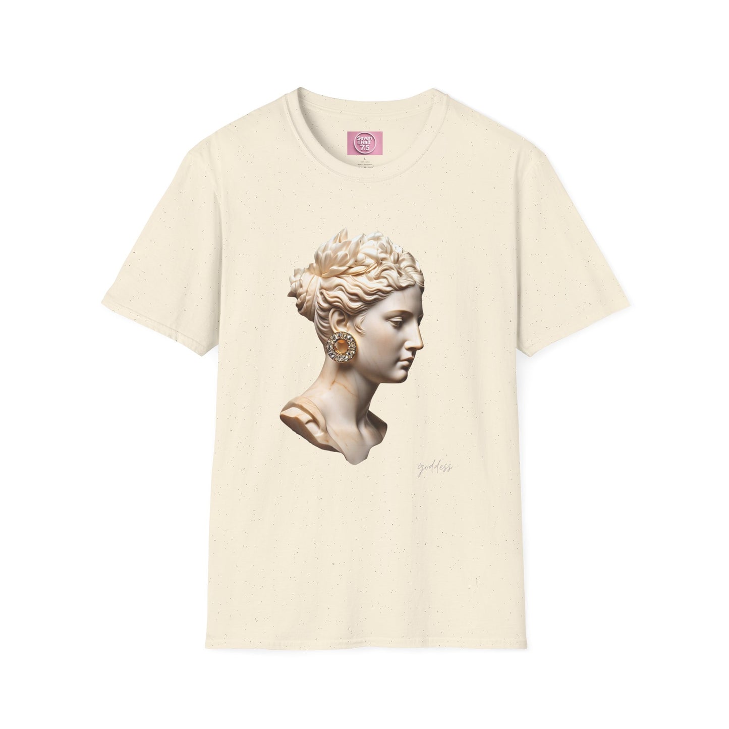 Classical Art Softstyle T-Shirt - Elegant Athena Design