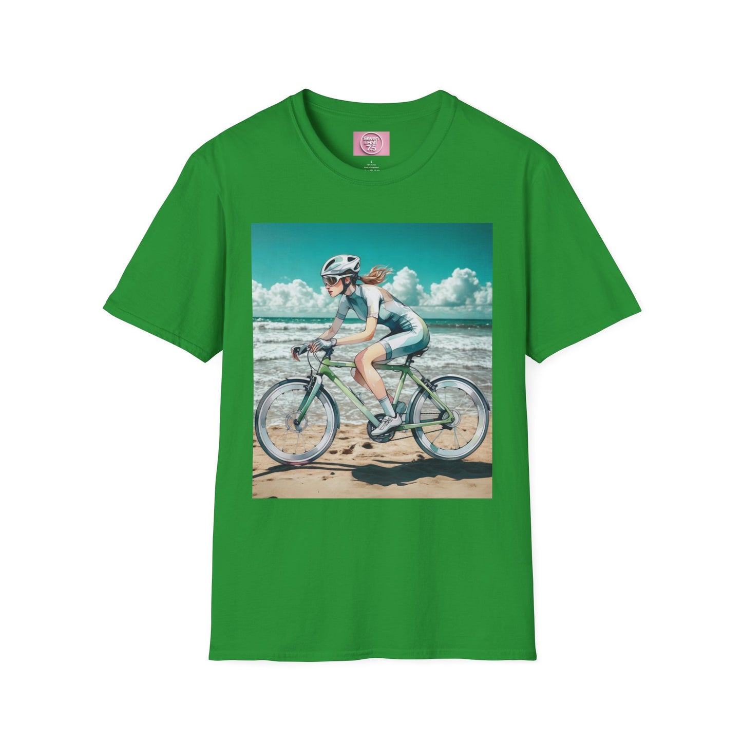 Beach Bike Ride Unisex Softstyle T-Shirt