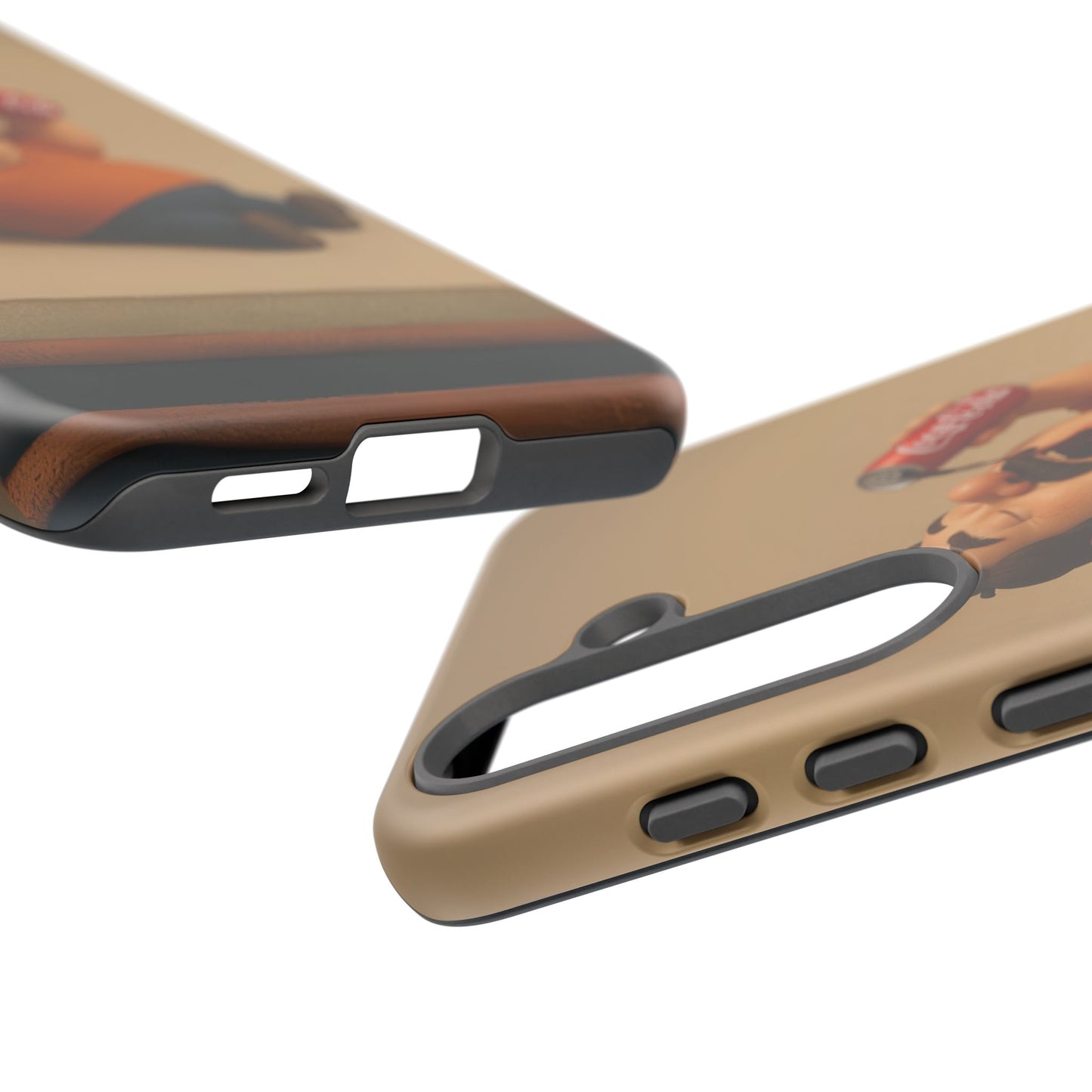Funny Cartoon Phone Case - 'Coca-Cola Chill' Design
