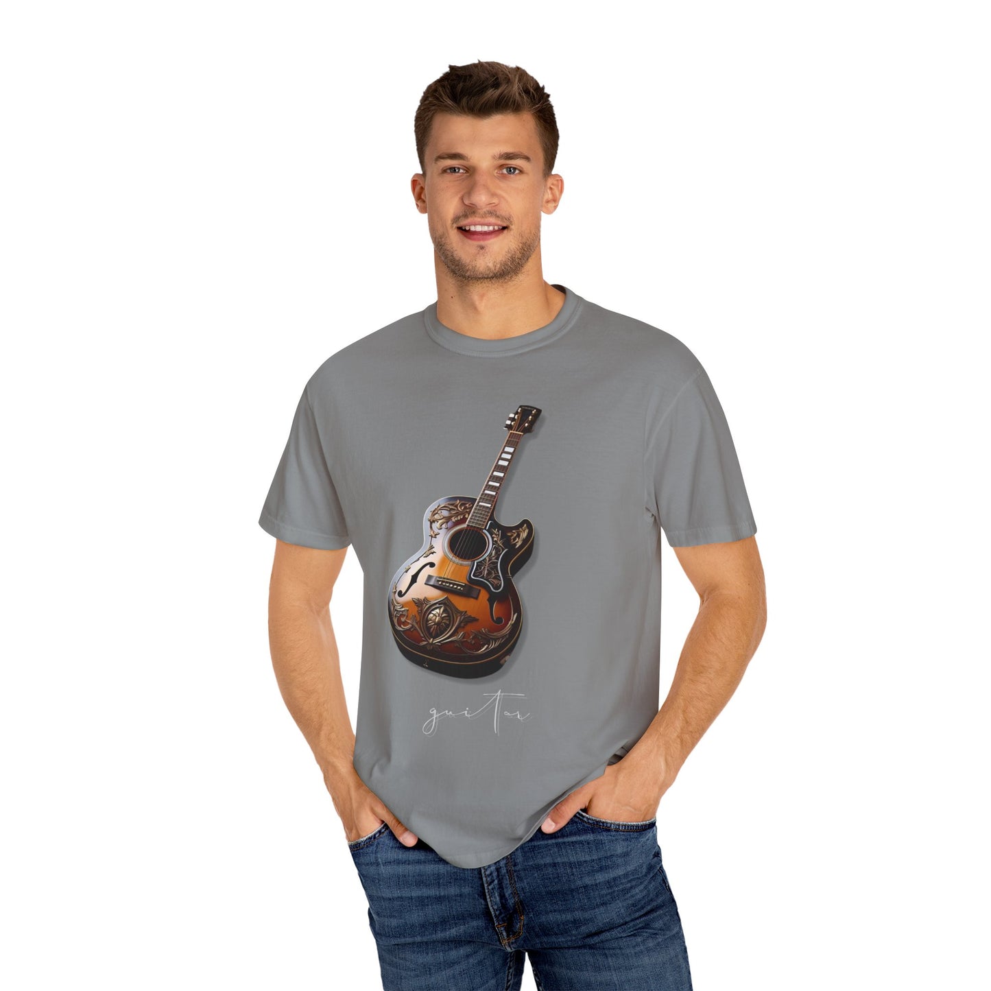 Vintage Guitar Graphic Unisex T-Shirt - Perfect for Music Lovers