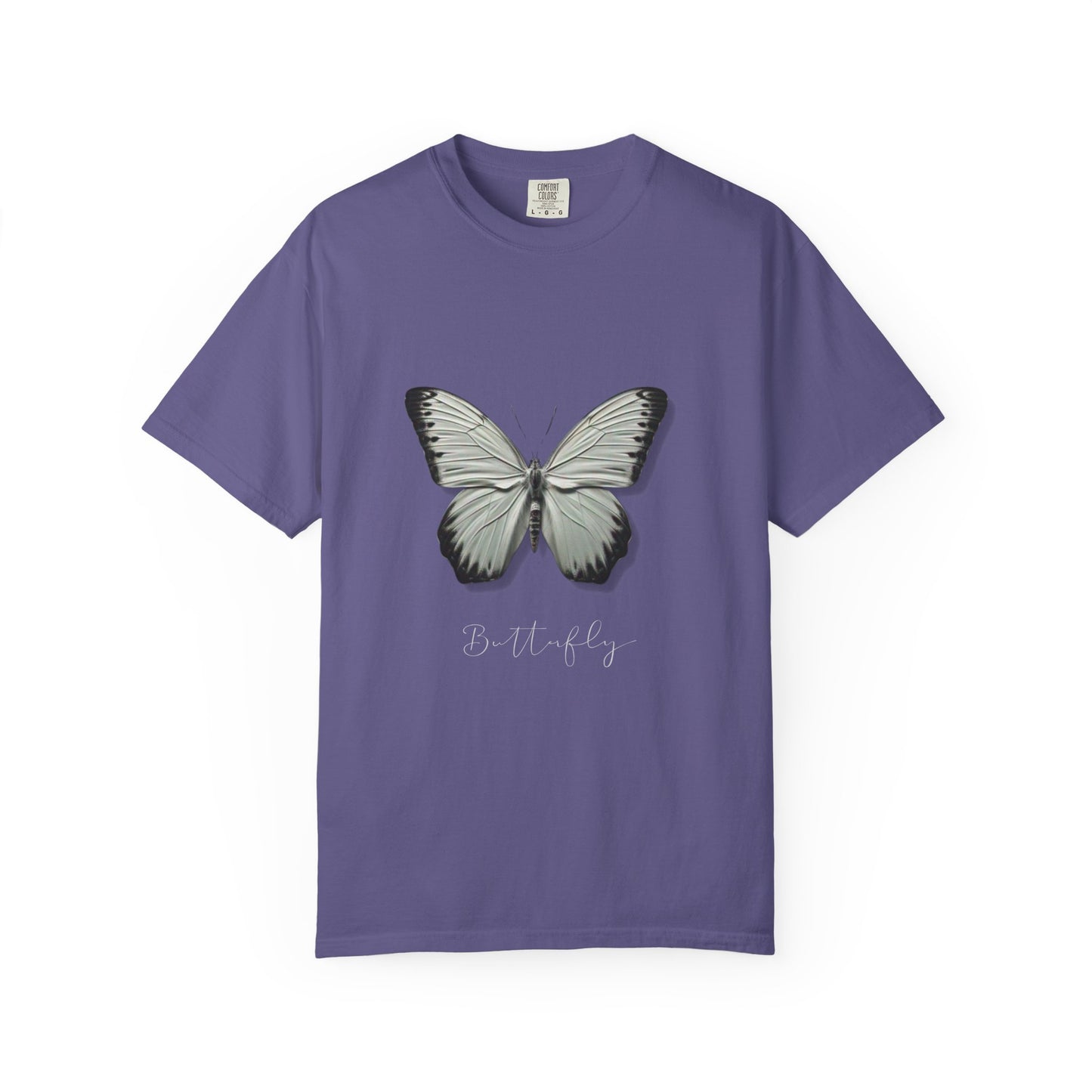 Butterfly Unisex Garment-Dyed T-Shirt – Nature-Inspired Casual Wear