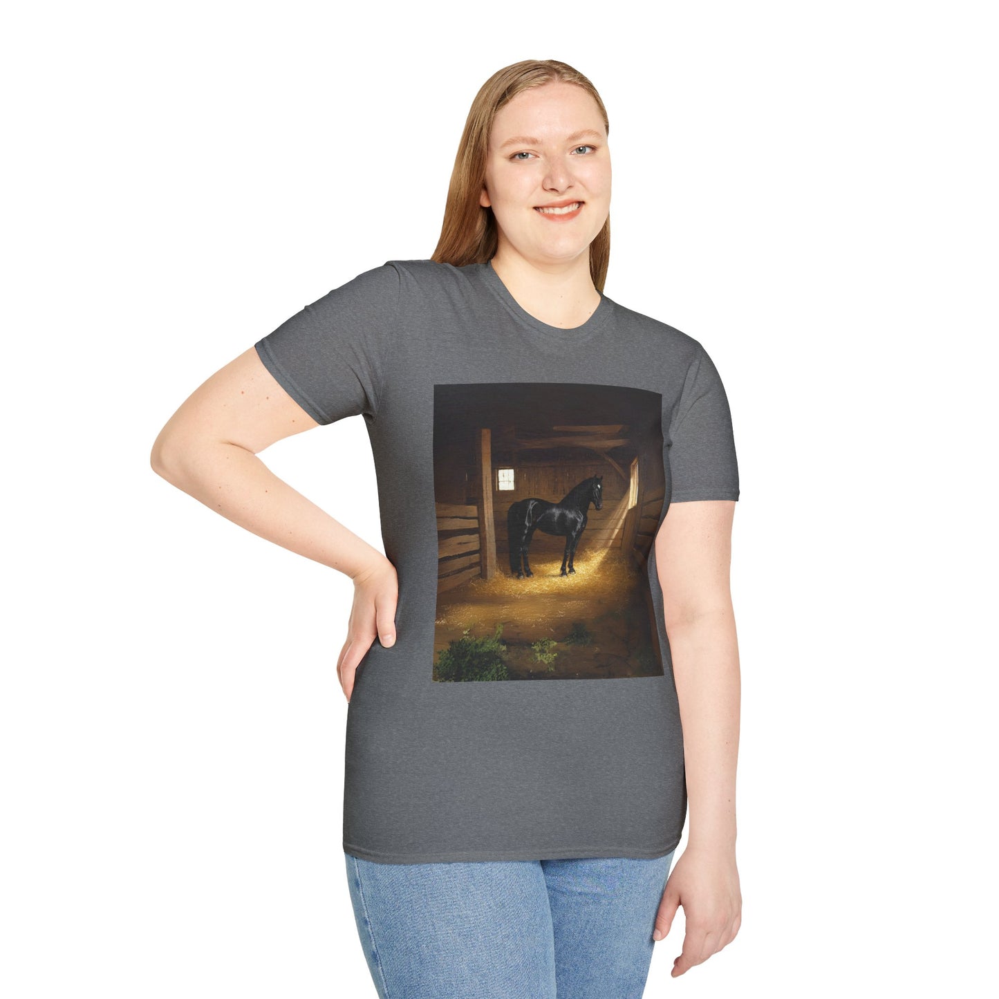 Equestrian Dreams Unisex Softstyle T-Shirt - Perfect for Horse Lovers