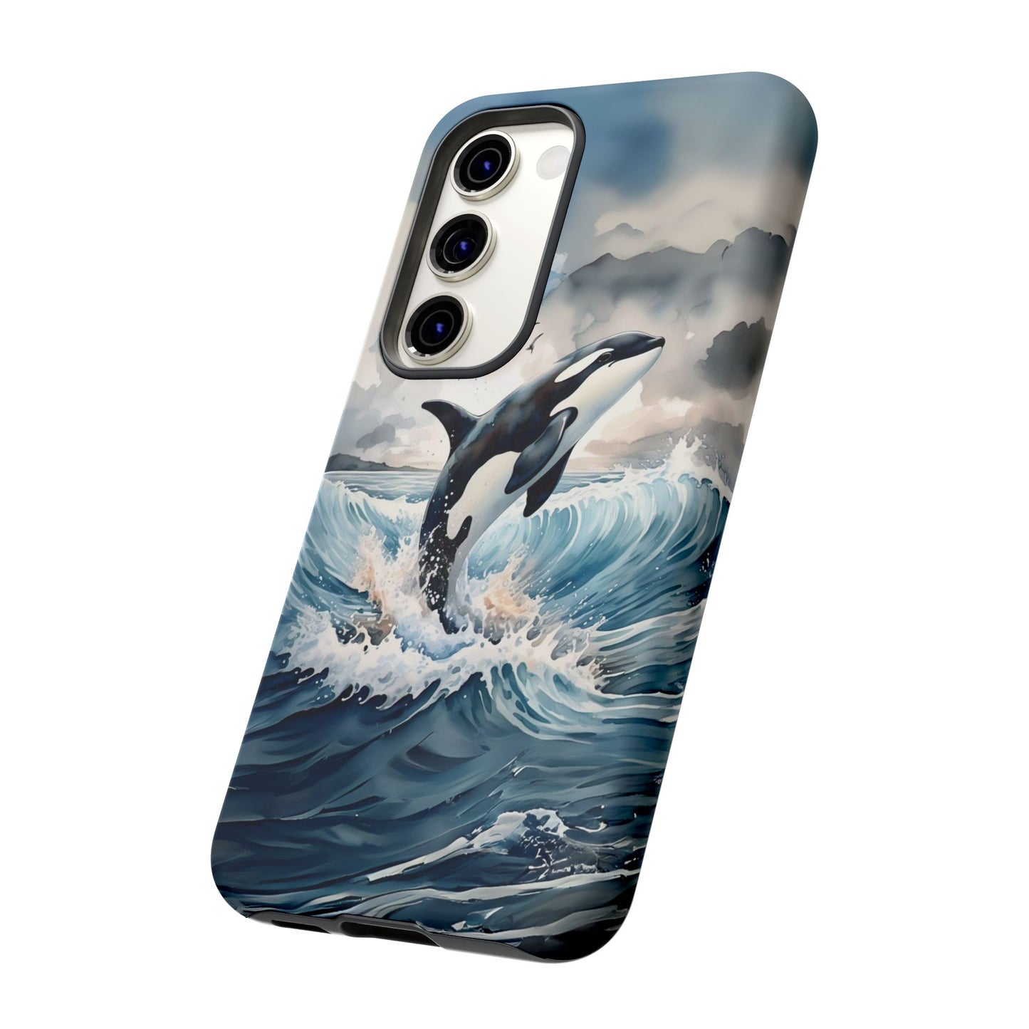 Whale Splash Phone Case - Tough & Stylish Ocean Design