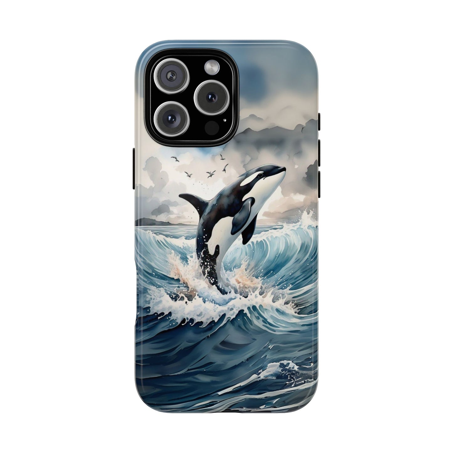 Whale Splash Phone Case - Tough & Stylish Ocean Design