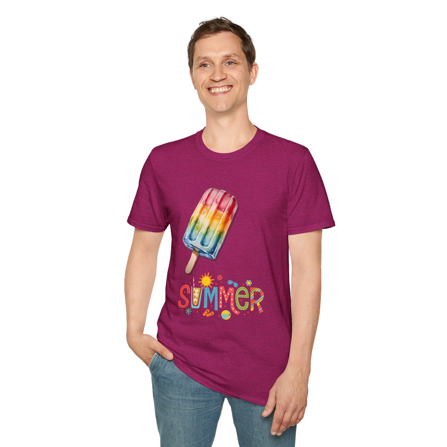 Summer Popsicle Soft style T-Shirt - Fun & Colorful Summer Vibes