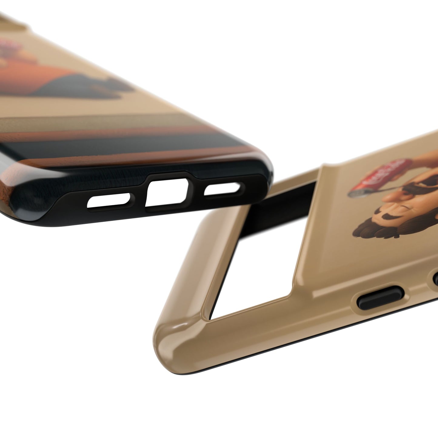 Funny Cartoon Phone Case - 'Coca-Cola Chill' Design