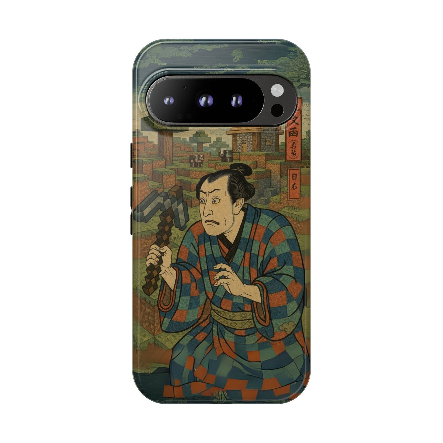 Tough Cases - Japanese Art Phone Case with Warrior Design
