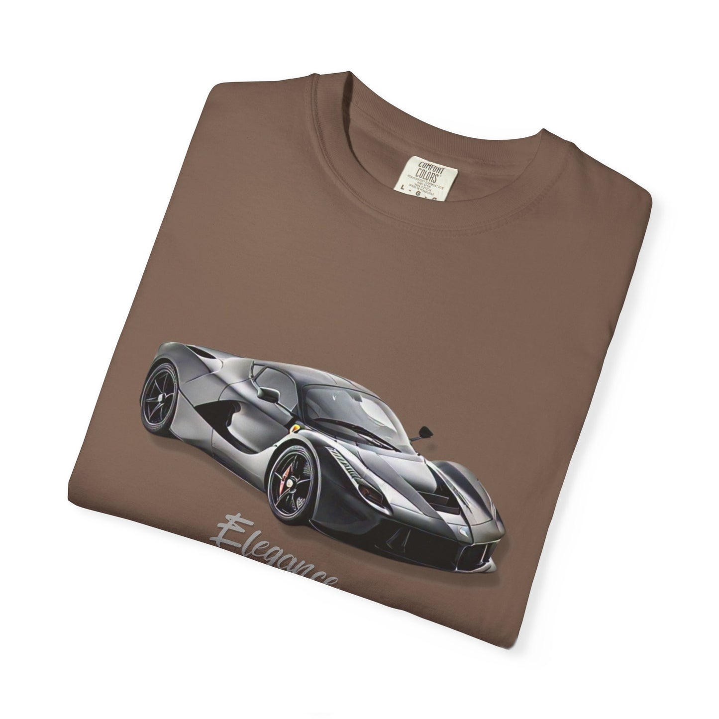 Elegant Car Graphic Unisex Garment-Dyed T-Shirt