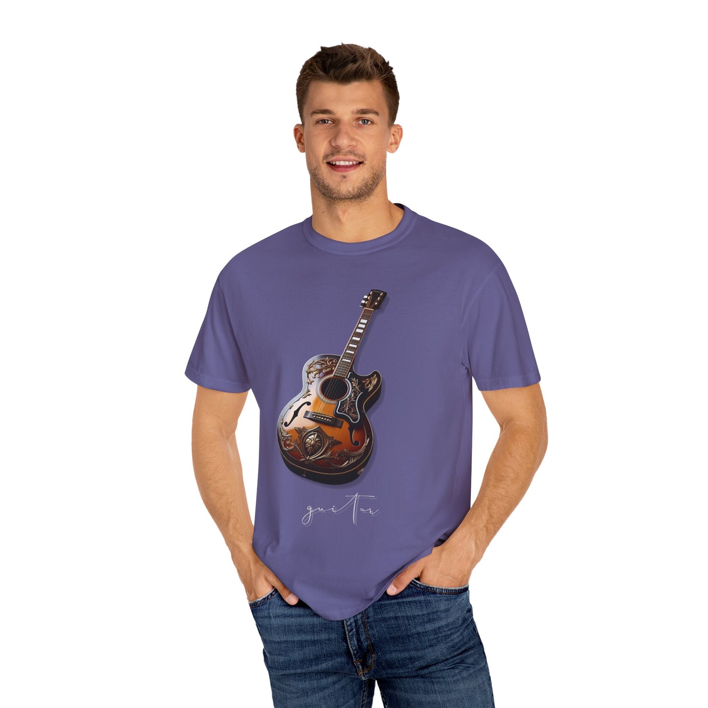 Vintage Guitar Graphic Unisex T-Shirt - Perfect for Music Lovers