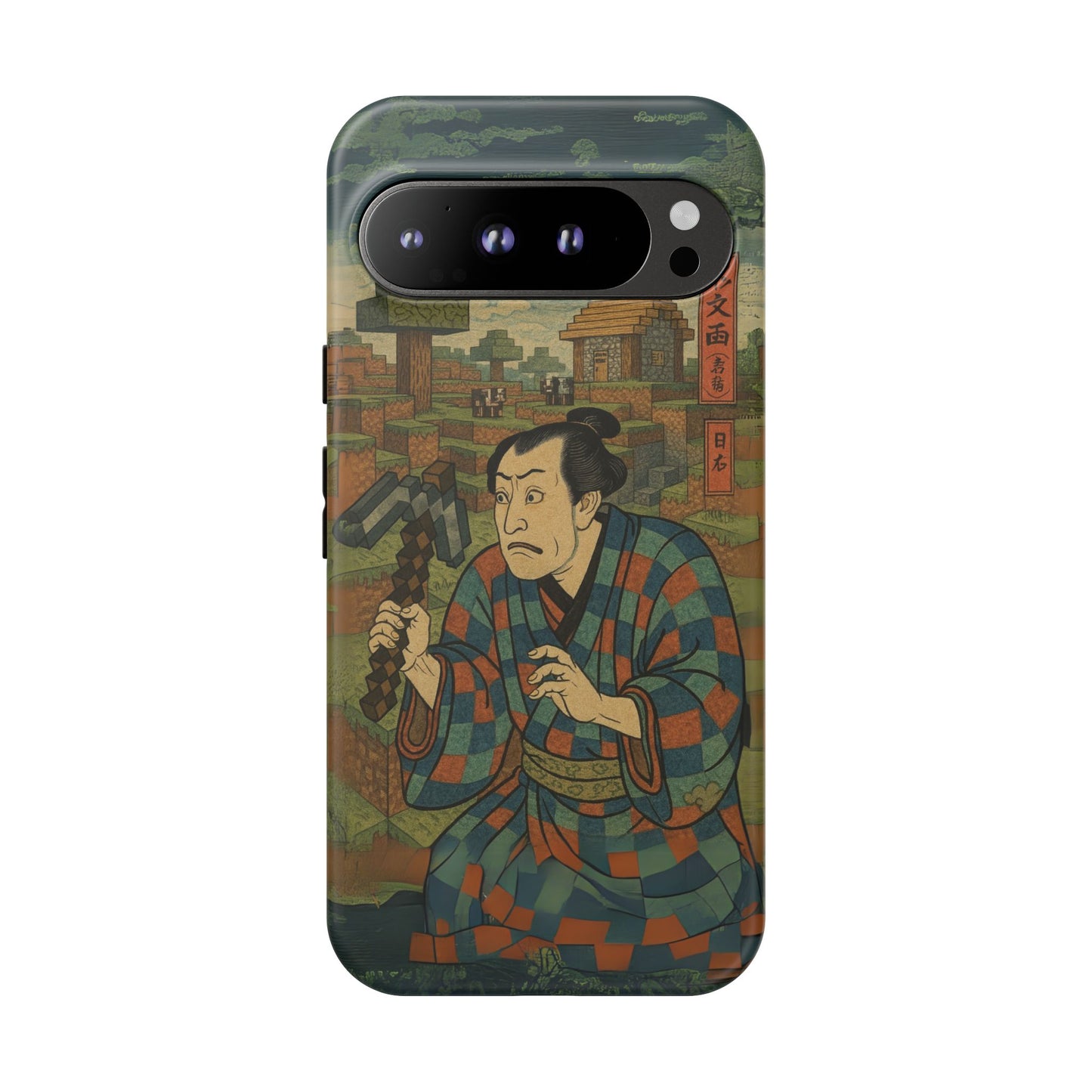 Tough Cases - Japanese Art Phone Case with Warrior Design