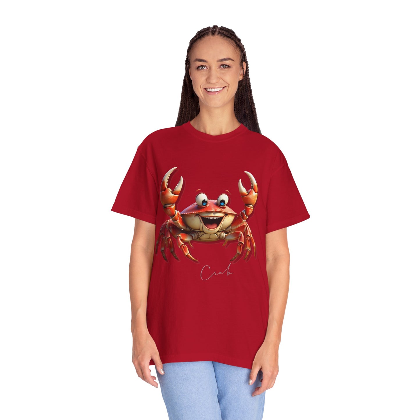 Funny Crab Graphic T-Shirt for Beach Lovers