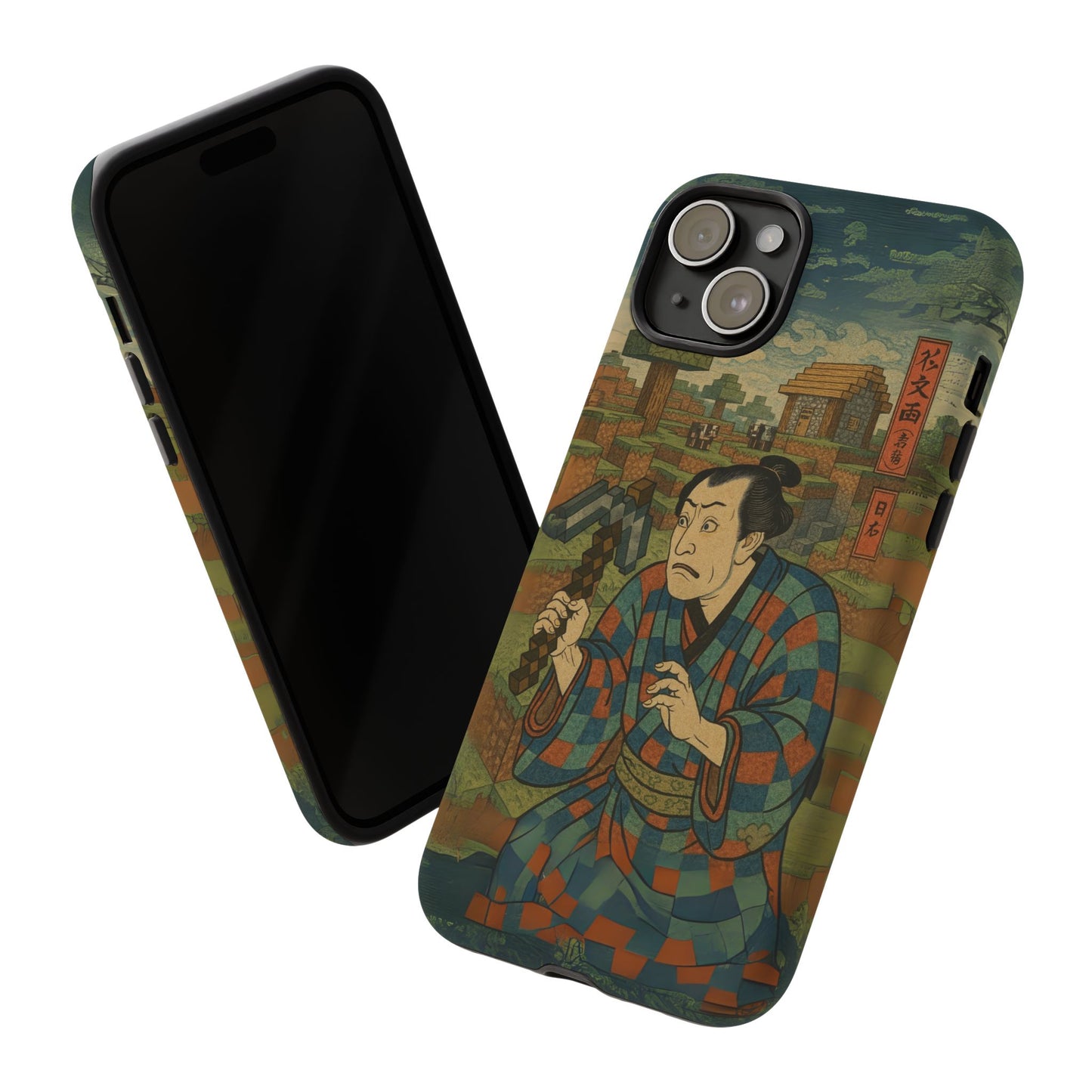 Tough Cases - Japanese Art Phone Case with Warrior Design