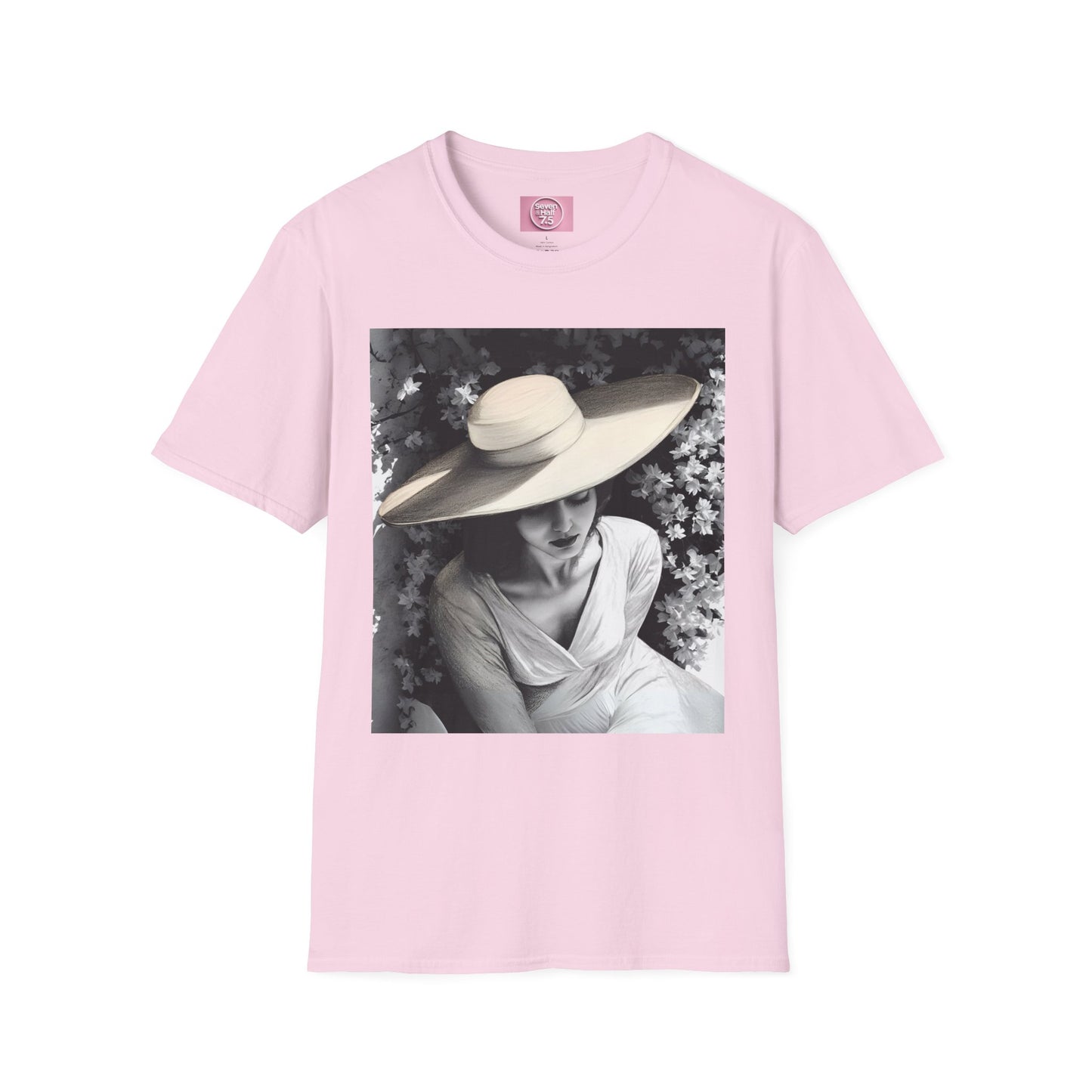 Elegant Charcoal art Softstyle T-Shirt - Perfect for Spring and Summer