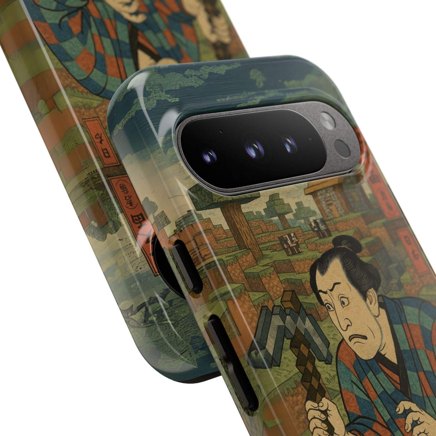 Tough Cases - Japanese Art Phone Case with Warrior Design