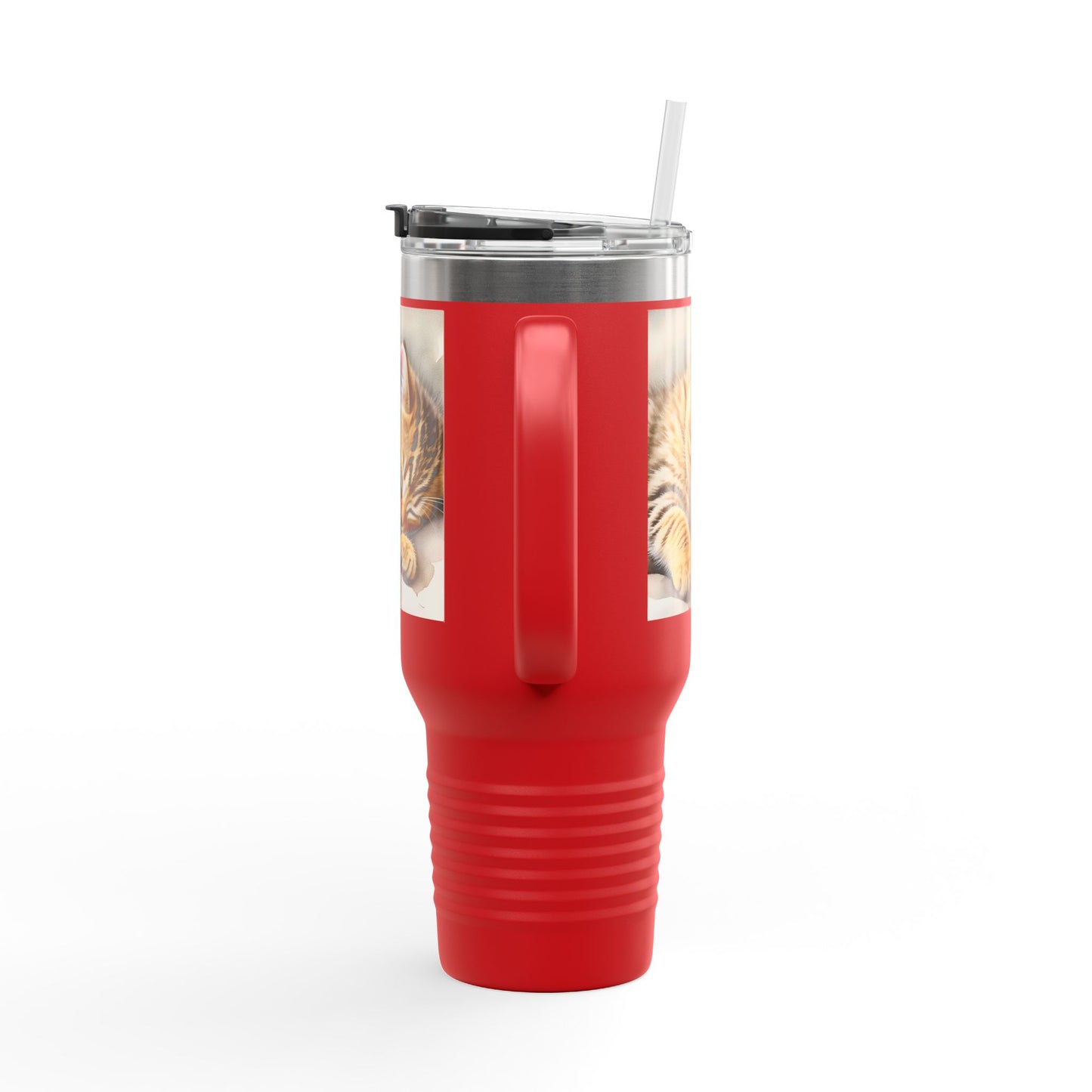 Cozy Cat Insulated Travel Mug - 40oz | Perfect for Cat Lovers
