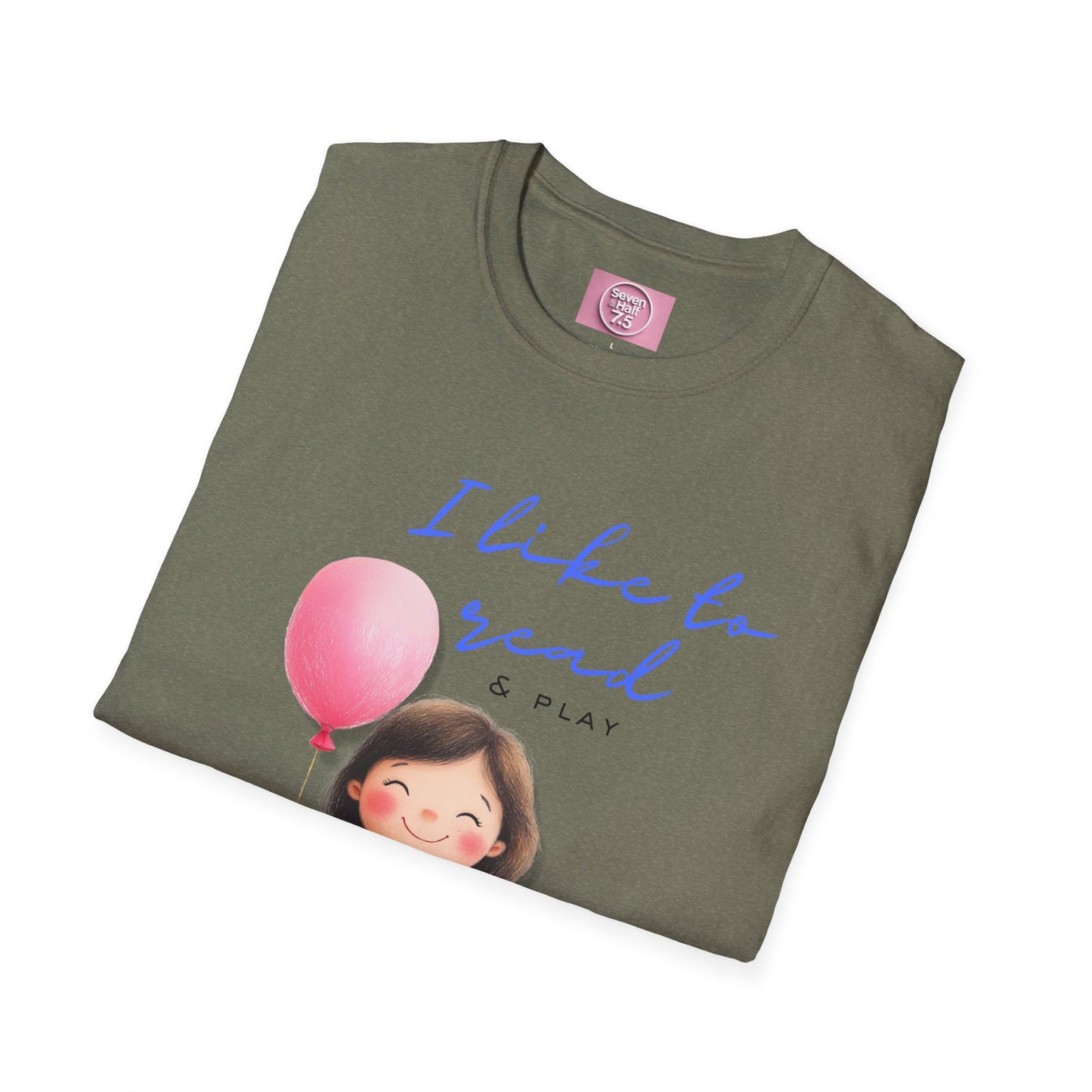 Women's Fun T-Shirt - "I Like to Read & Play"