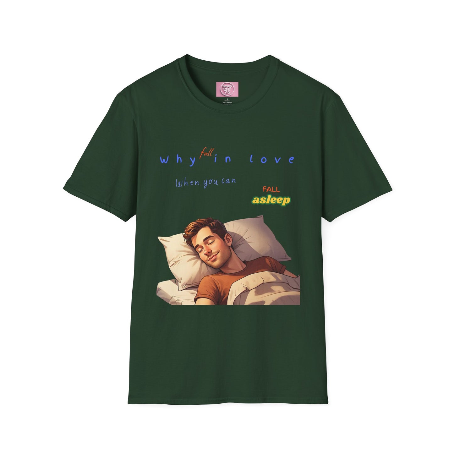 Fall Asleep Softstyle T-Shirt | Cozy Sleep Vibes | Perfect Gift for Sleep Lovers
