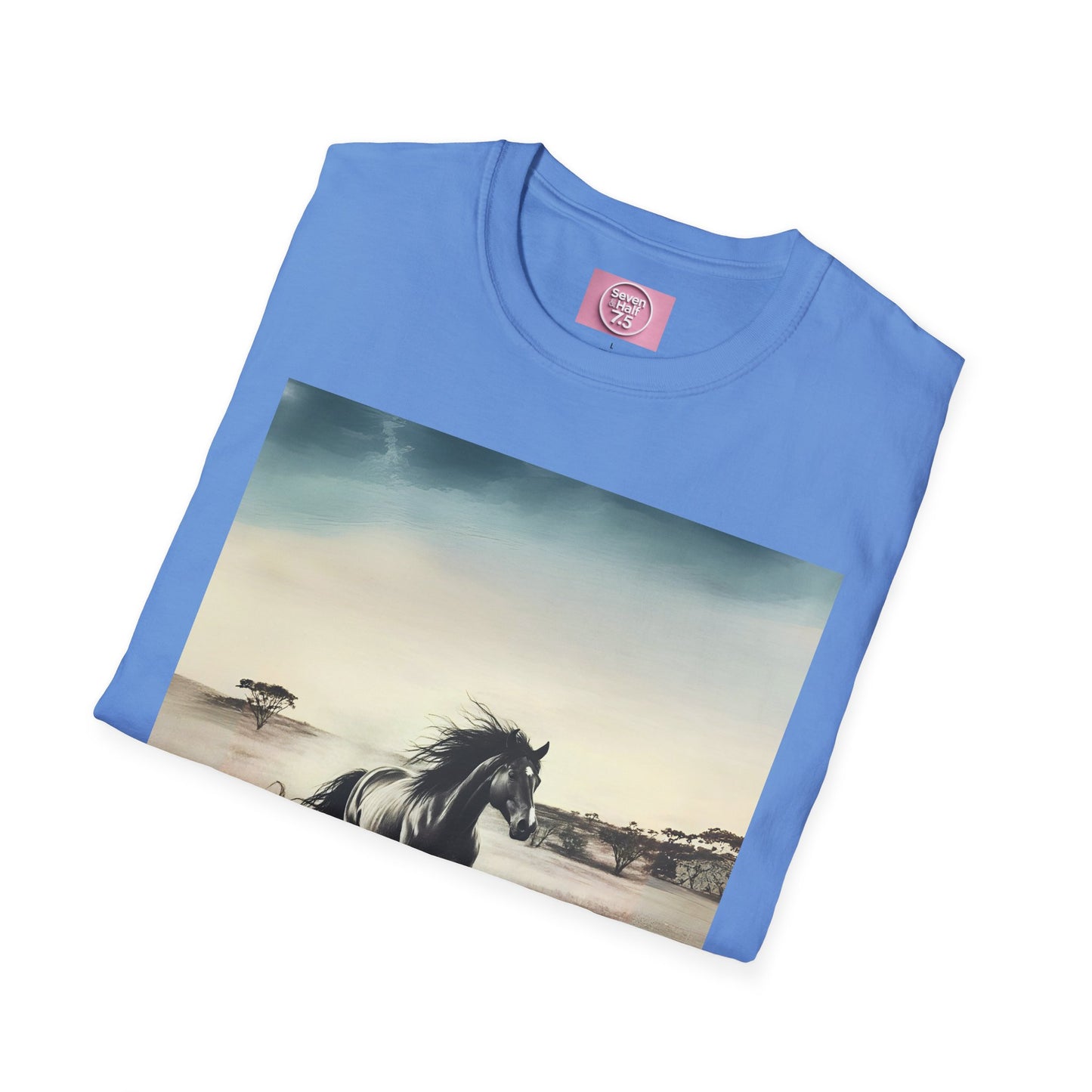 Majestic Horse Unisex Softstyle T-Shirt - Nature Inspired Graphic Tee