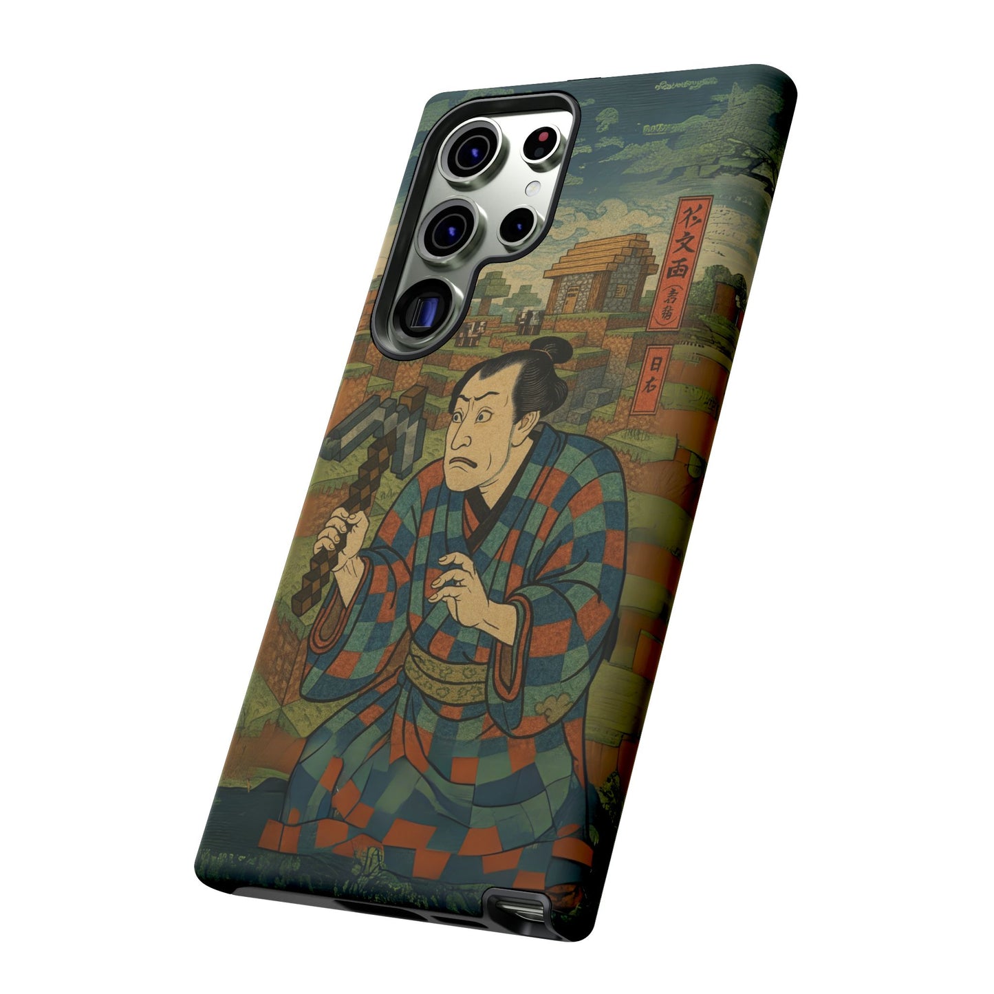 Tough Cases - Japanese Art Phone Case with Warrior Design
