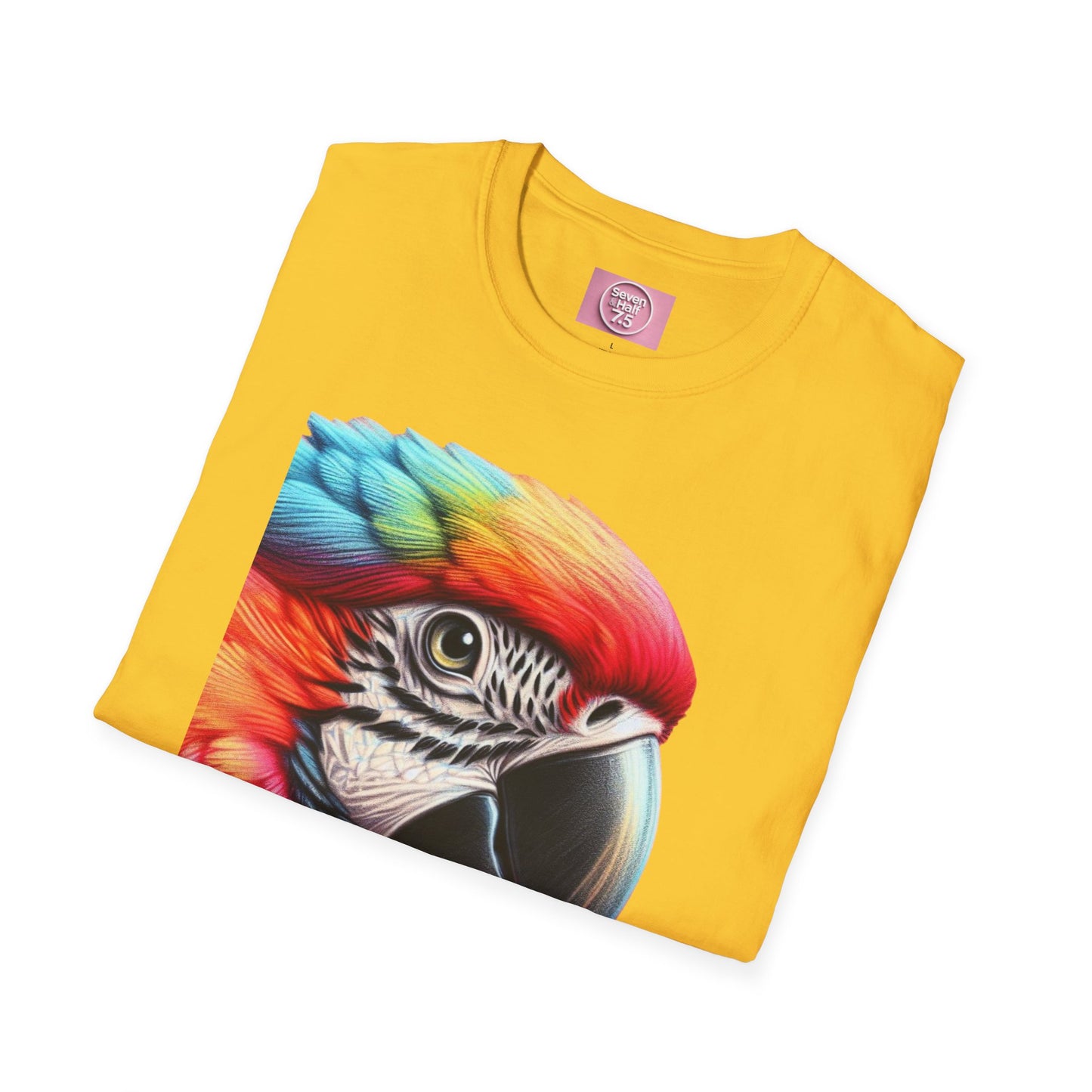 Vibrant Parrot Teamwork T-Shirt for Nature Lovers