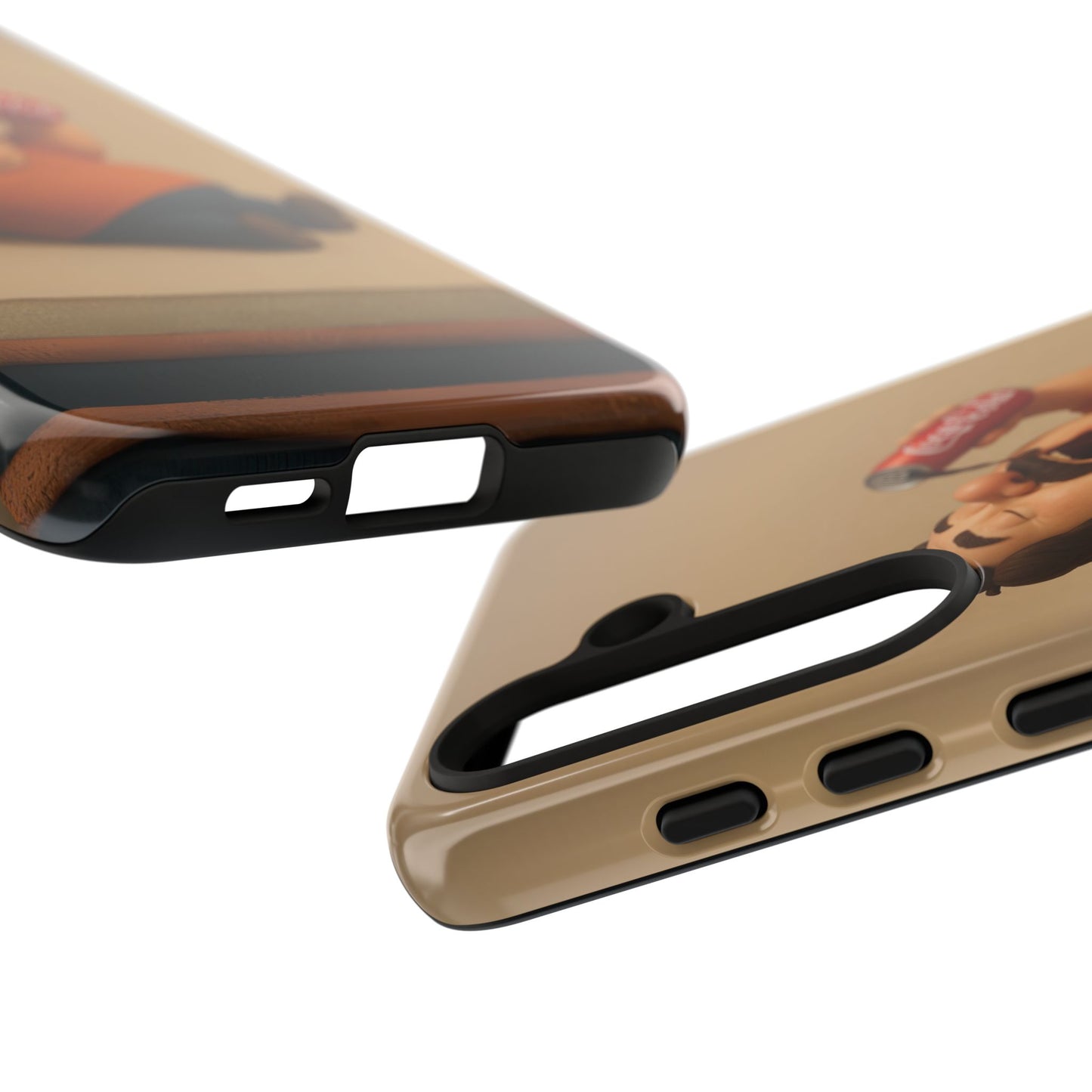 Funny Cartoon Phone Case - 'Coca-Cola Chill' Design