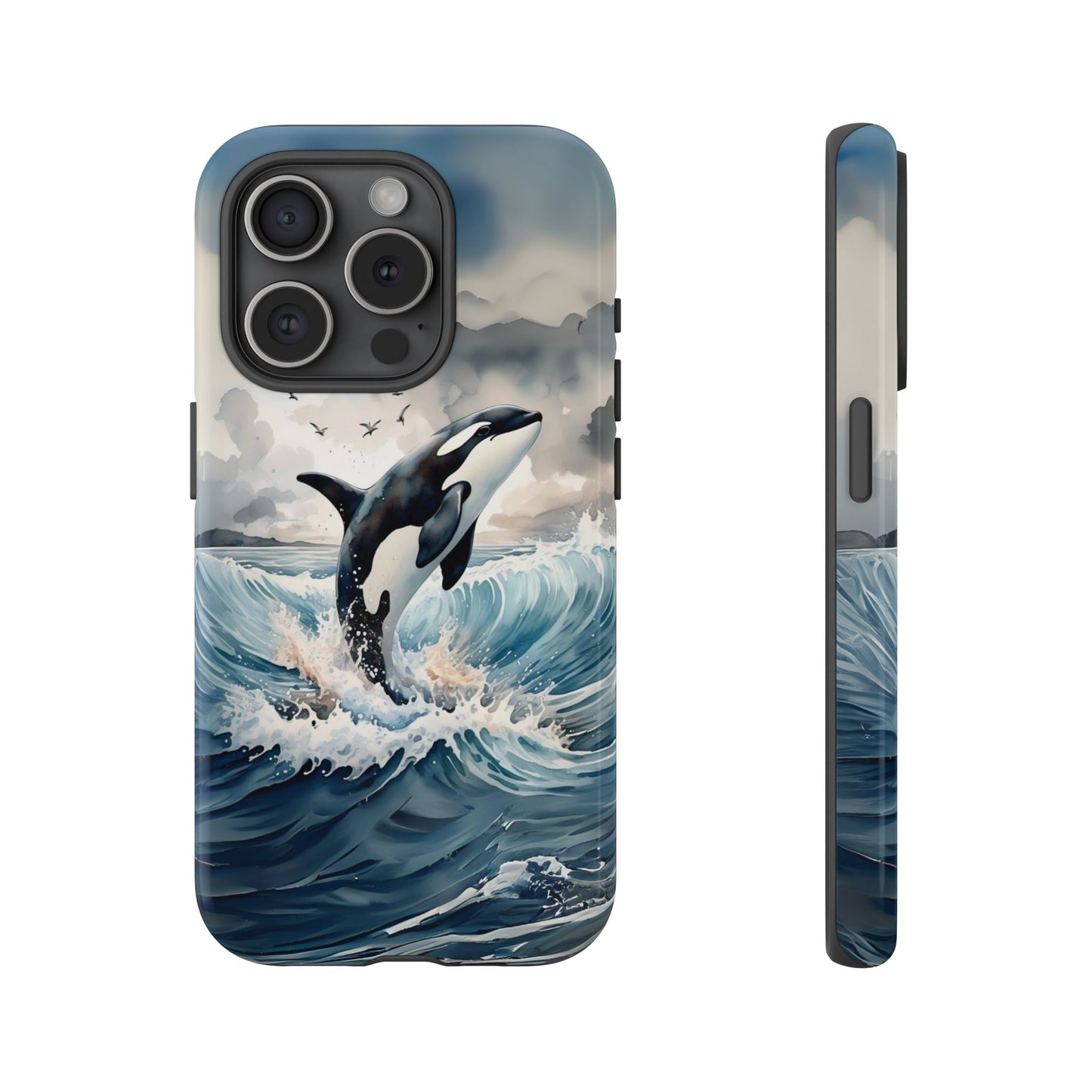Whale Splash Phone Case - Tough & Stylish Ocean Design