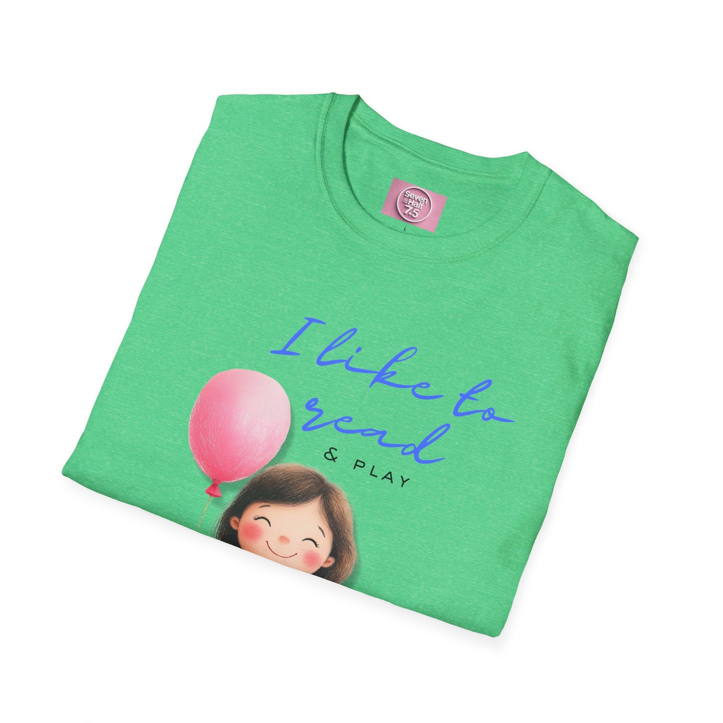 Women's Fun T-Shirt - "I Like to Read & Play"