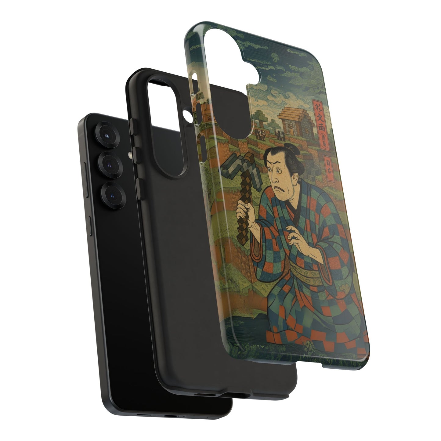 Tough Cases - Japanese Art Phone Case with Warrior Design