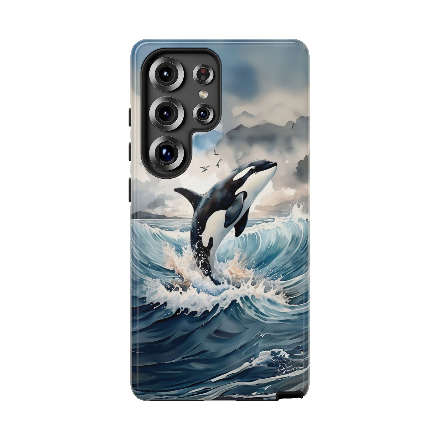 Whale Splash Phone Case - Tough & Stylish Ocean Design