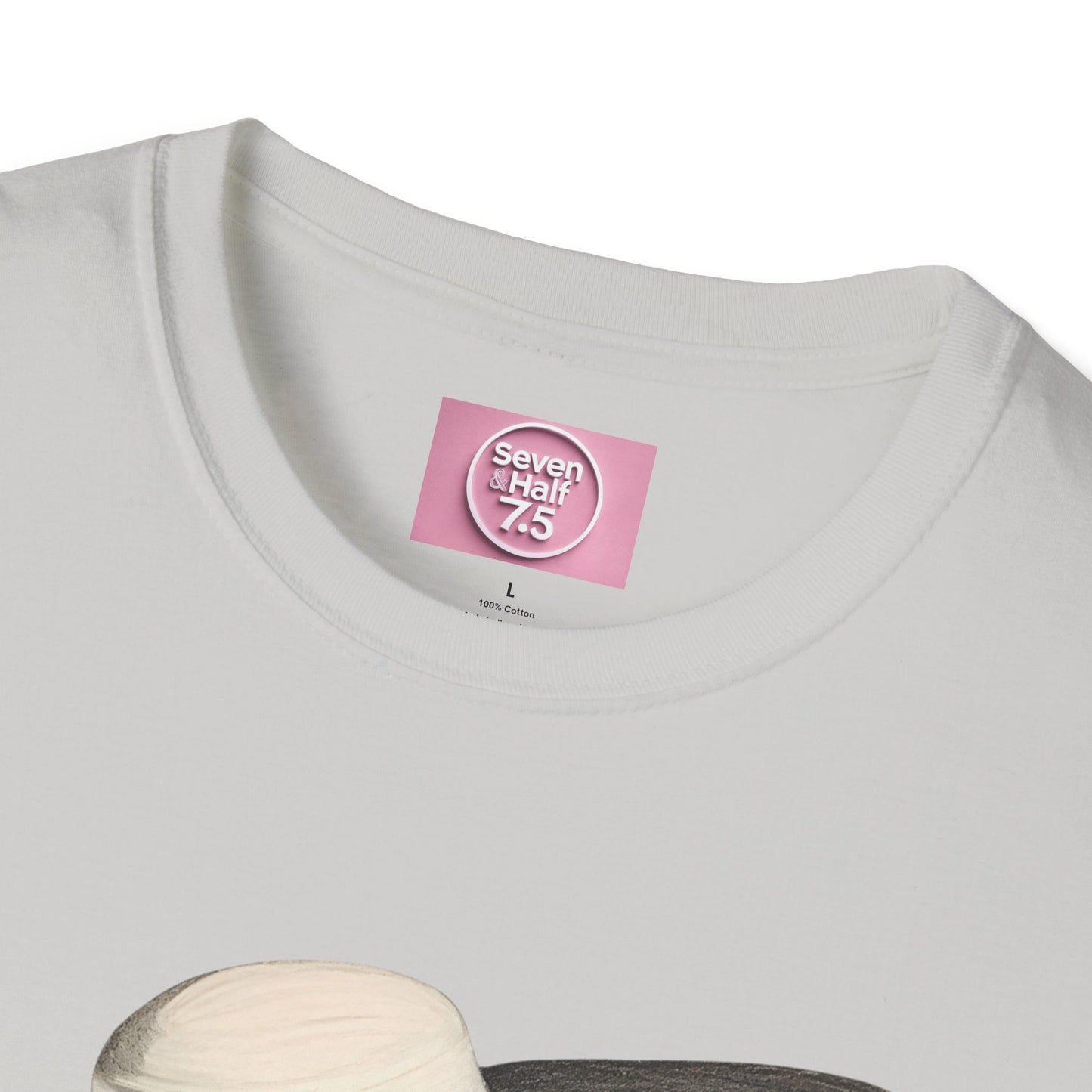 Artistic Women's Softstyle T-Shirt - Charcoal art Design