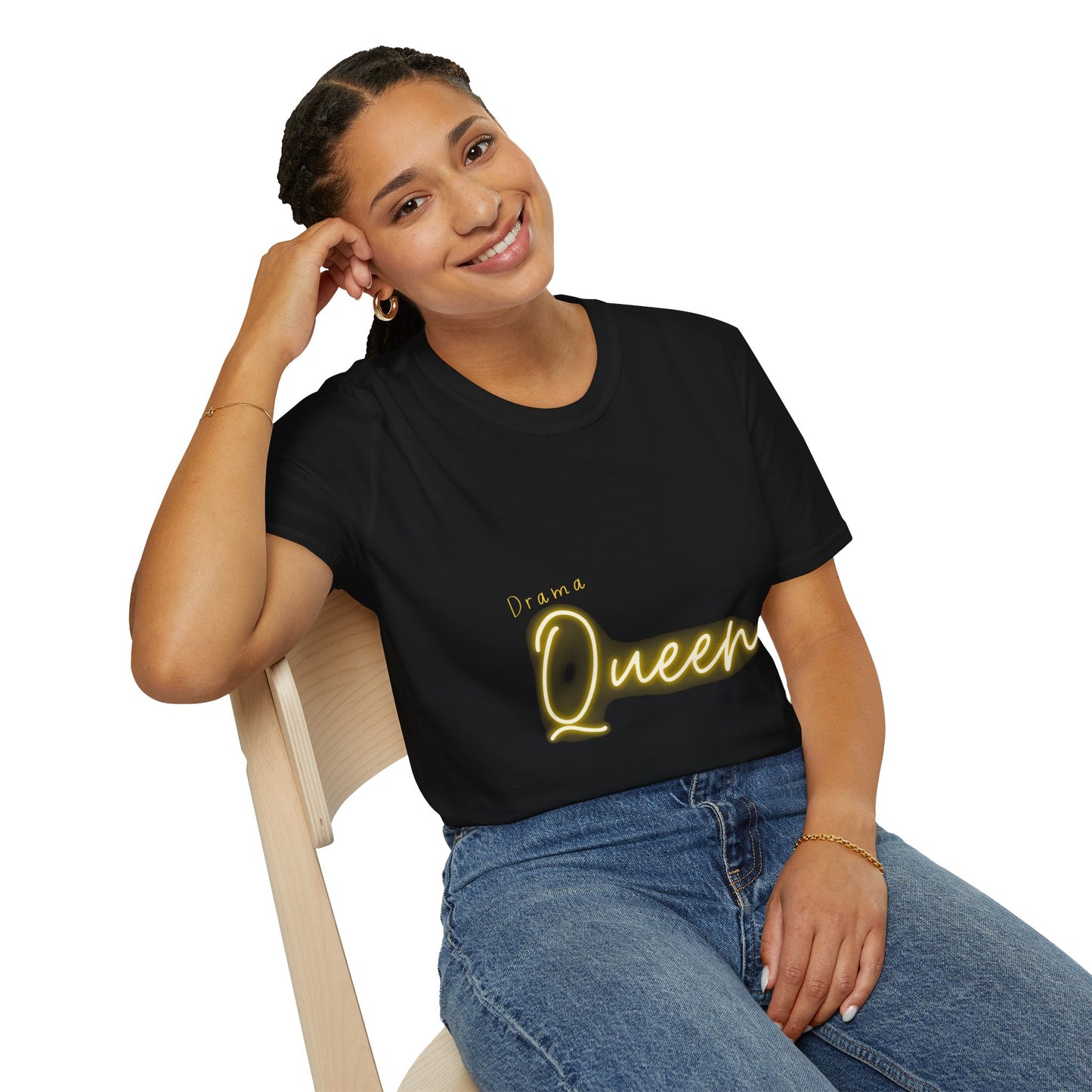 Drama Queen Unisex Softstyle T-Shirt - Perfect for Fun Nights Out & Celebrations