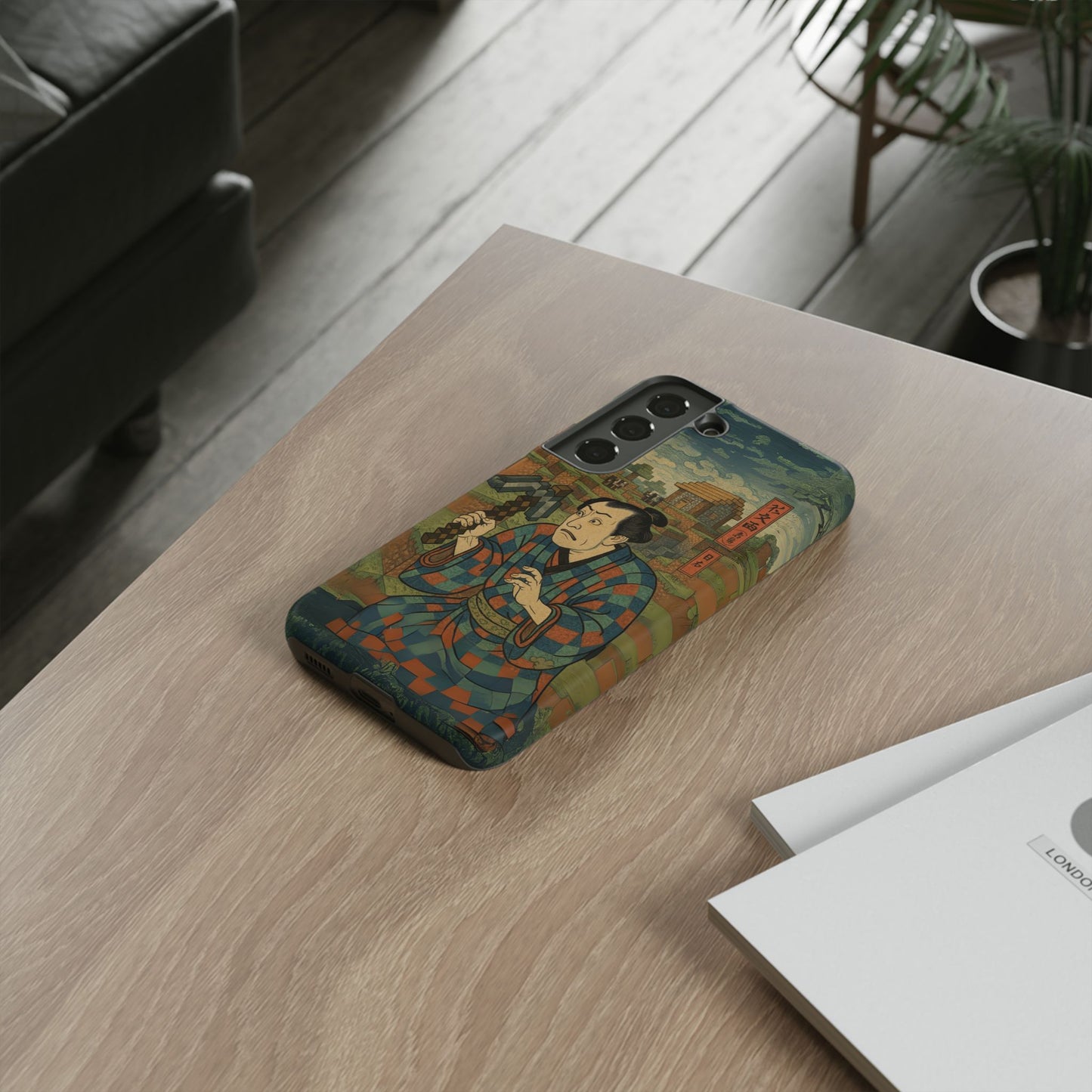 Tough Cases - Japanese Art Phone Case with Warrior Design