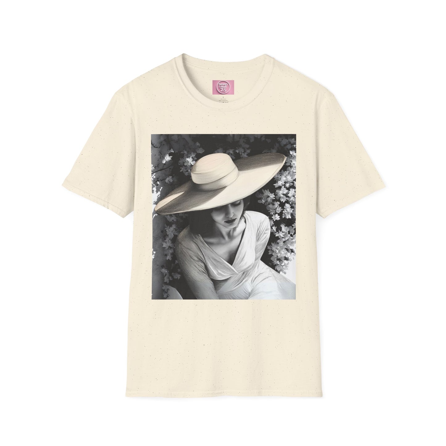 Elegant Charcoal art Softstyle T-Shirt - Perfect for Spring and Summer