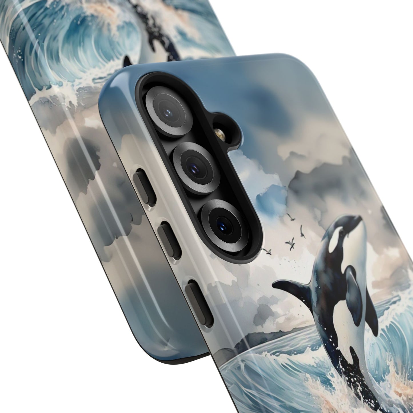 Whale Splash Phone Case - Tough & Stylish Ocean Design