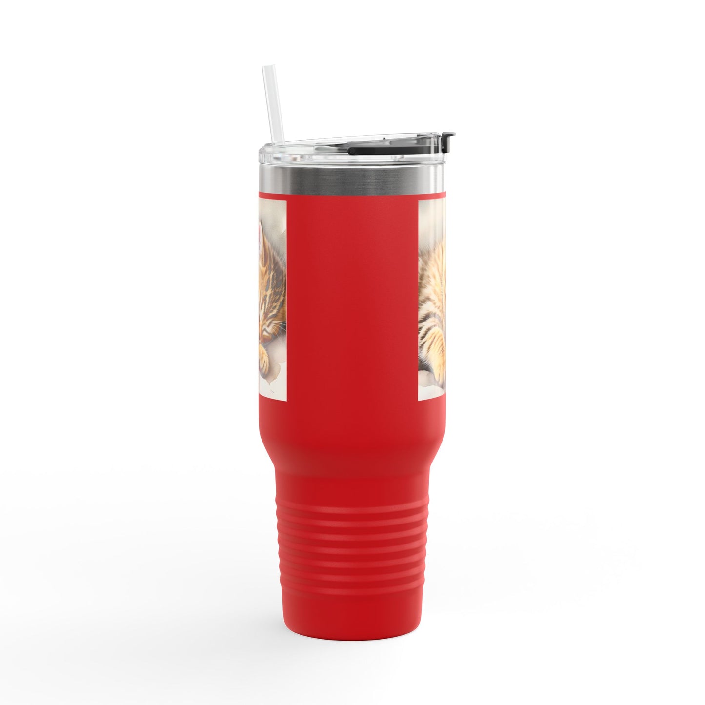 Cozy Cat Insulated Travel Mug - 40oz | Perfect for Cat Lovers