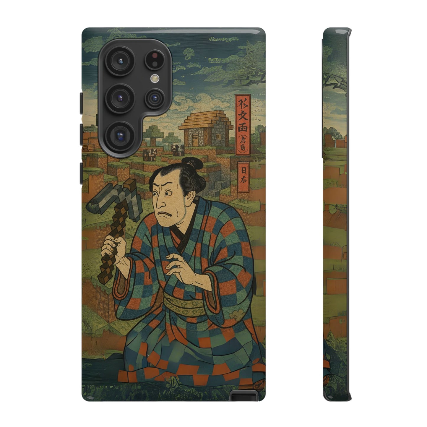 Tough Cases - Japanese Art Phone Case with Warrior Design