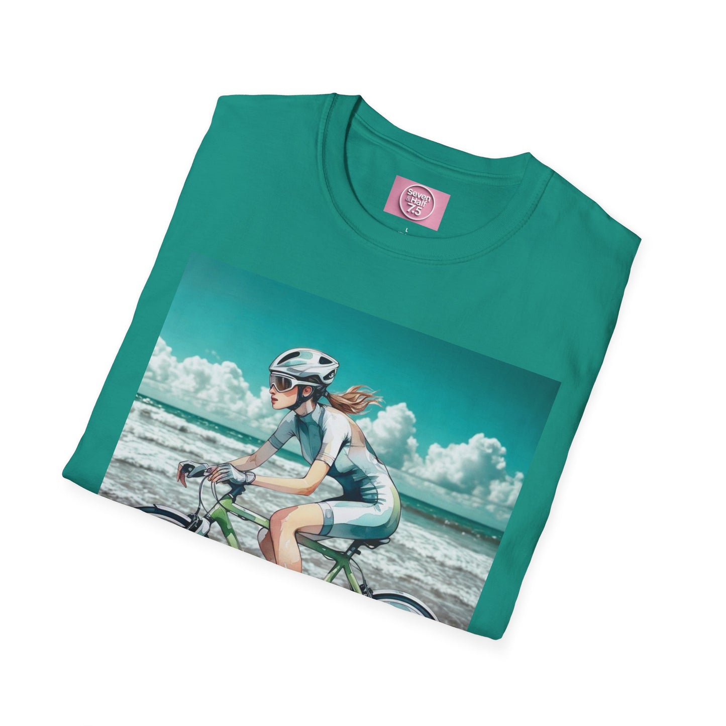 Beach Bike Ride Unisex Softstyle T-Shirt
