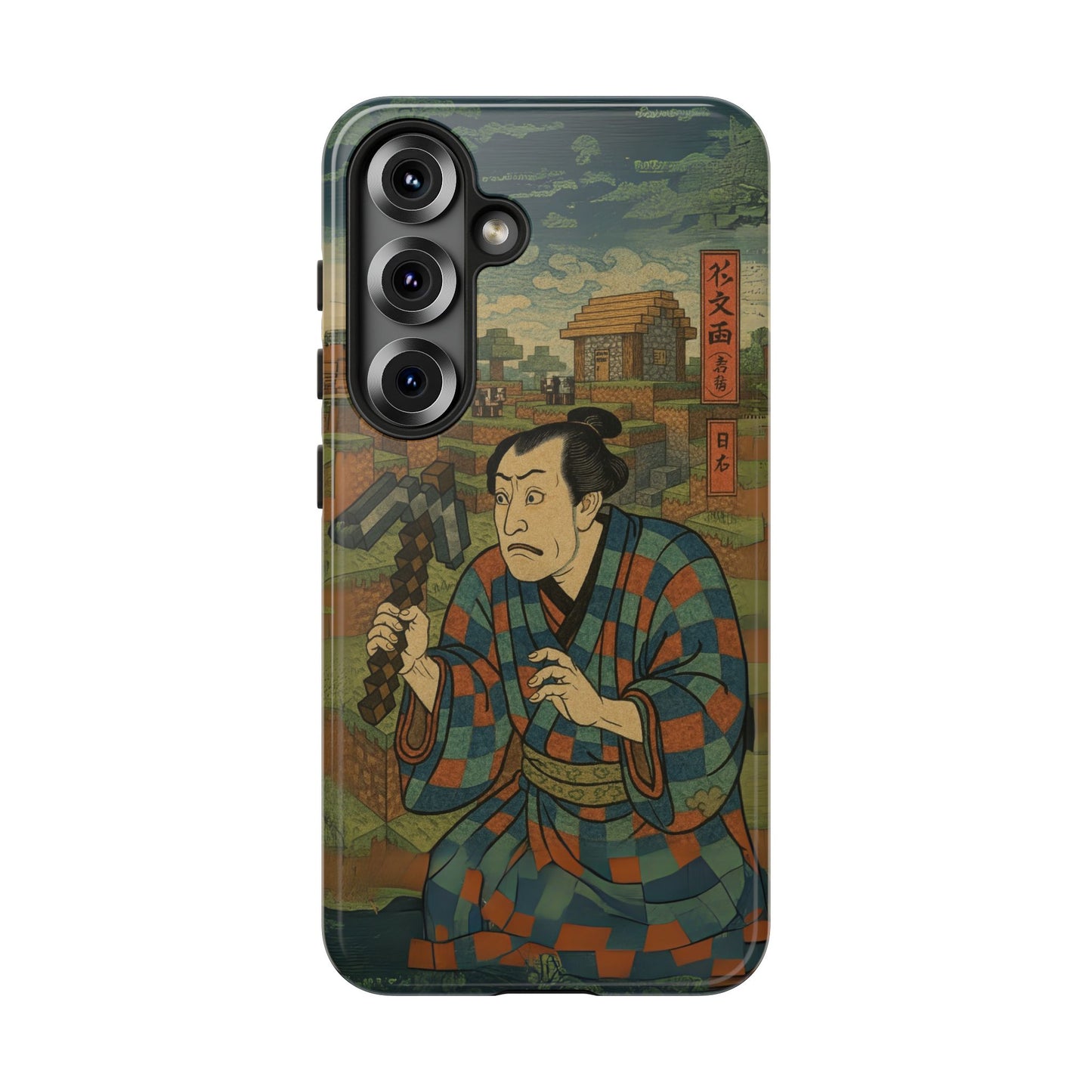 Tough Cases - Japanese Art Phone Case with Warrior Design