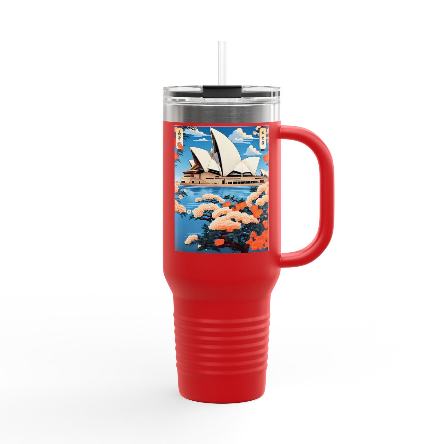Stylish 40oz Insulated Travel Mug – Perfect for Adventure Seekers & Coffee Lovers!