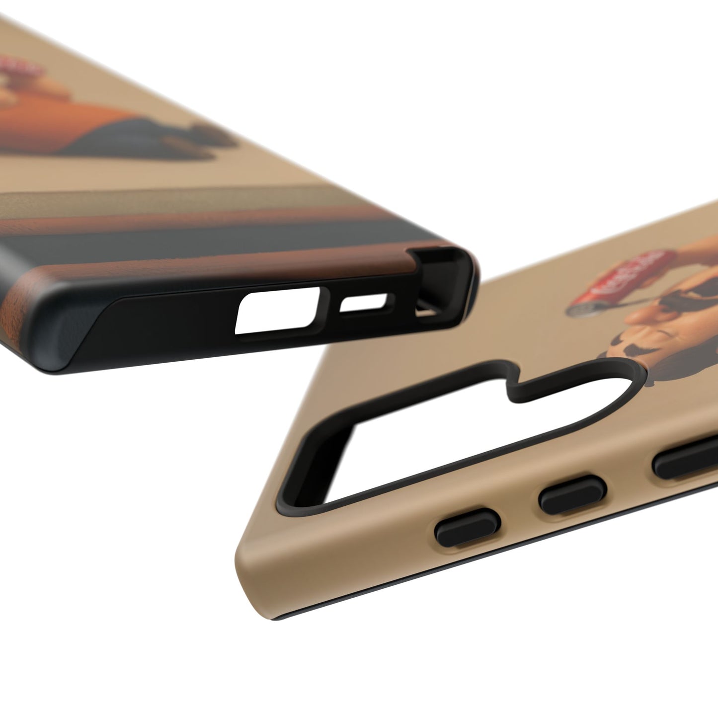 Funny Cartoon Phone Case - 'Coca-Cola Chill' Design