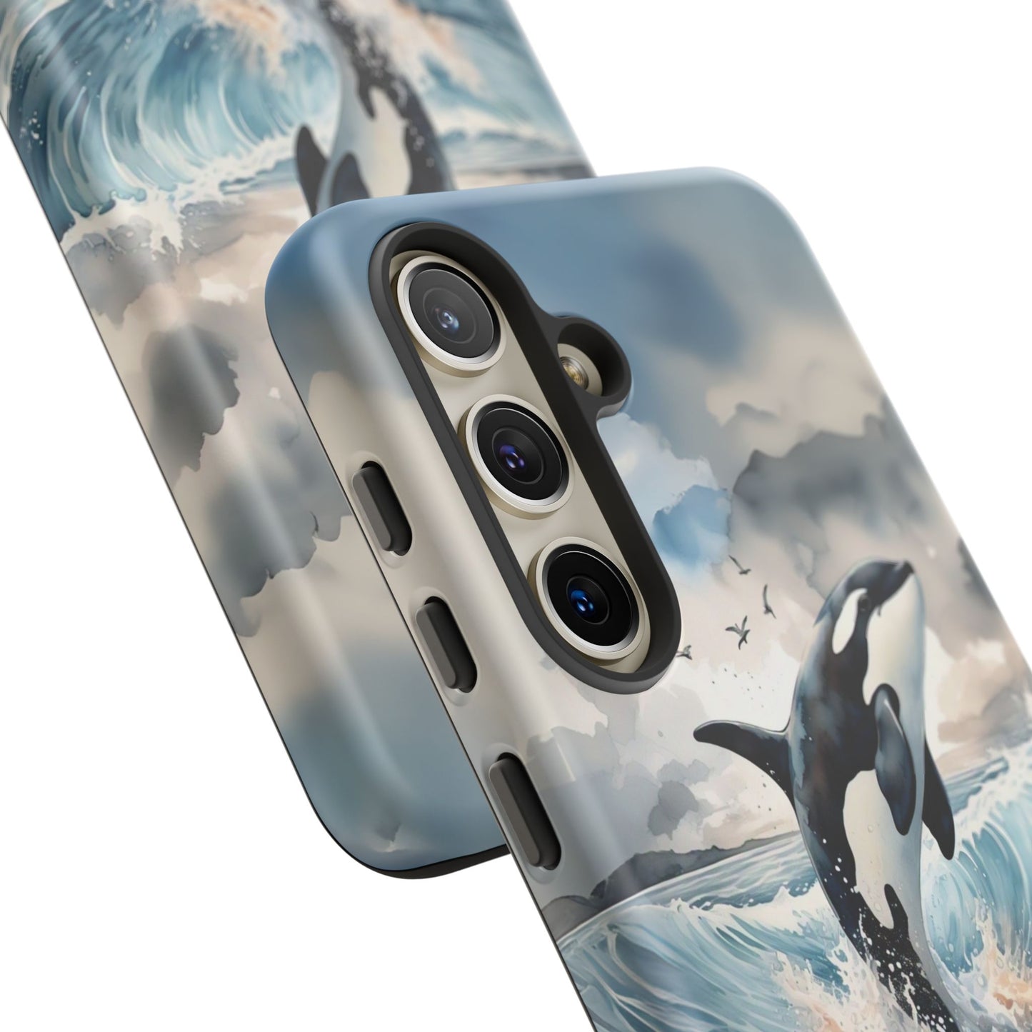 Whale Splash Phone Case - Tough & Stylish Ocean Design